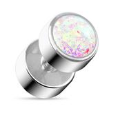 Fake Plug Opal Rund Innengewinde