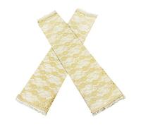FakeFace Armstulpen Sommer Damen Kühlung Arm Ärmel Spitze Arm Stulpen UV-Sonnenschutz Armlinge Lange Netz Handstulpen Dünne Eisseide Armschutz für Radsport, Klettern, Wandern und Reisen
