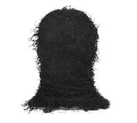 FakeFace Balaclava Distressed Knitted Warm Ski Mask Hat Gestrickte Sturmhaube Vollgesicht Skimasken Winddicht Halswärmer Beanie Cap für Männer Frauen Kostüm Zubehör