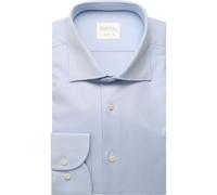 fakts Hemd Herren Langarm Baumwoll-Stretch blau, 43