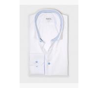 fakts Busy Modern Fit Hemd weiss, Einfarbig