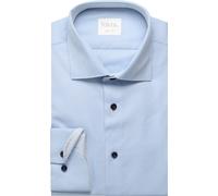 fakts Busy Slim Fit Hemd hellblau, Faux-uni