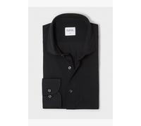 fakts Busy Slim Fit Hemd schwarz, Einfarbig
