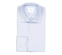 fakts Hemd Herren Slim Fit Langarm Baumwoll-Stretch blau, 40