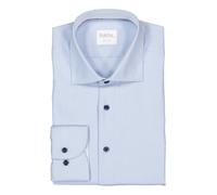 fakts Hemd Herren Slim Fit Langarm Baumwoll-Stretch blau, 41