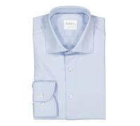 fakts Hemd Herren Slim Fit Langarm Baumwoll-Stretch weiß, 44