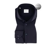 fakts Hemd Herren Slim Fit Langarm Jersey blau, L