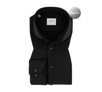 fakts Leisure Slim Fit Hemd schwarz, Einfarbig