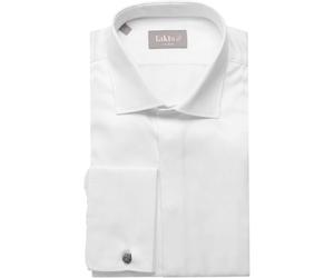fakts Modern Fit Galahemd weiss, Einfarbig