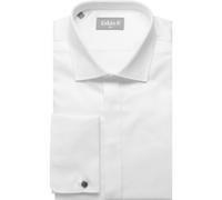 fakts Hemd Herren Slim Fit Umschlagmanschetten Baumwolle Weiß, 39