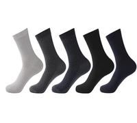 Falcon 5 Paar Bambus Socken Herren Schweißfest und Atmungsaktiv verschiedene Größen 38-42, 43-46 (as3, numeric, numeric_39, numeric_42, regular, regular)