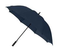 Falcone Automatik-Golfschirm - Windfest - 8 Fiberglasstreben - Komfortabler Griff - Schirm für Damen und Herren - Strapazierfähiges Polyester-Bespannung - 120 cm Durchmesser - Marineblau