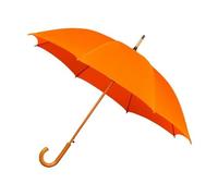 Falconetti Regenschirm Kompakt Automatik - Winddicht - gebogener Griff aus Kunststoff - Ideal für Männer und Frauen - 102cm Schirmdurchmesser - Orange