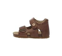 Falcotto BEA-Sandalen aus Leder mit Schnalle und Klettverschluss, Braun ,26 EU