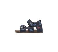 Falcotto BEA-Sandalen aus Leder mit Schnalle und Klettverschluss, Blau ,20 EU