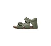 Falcotto BEA-Sandalen aus Leder mit Schnalle und Klettverschluss, Militargrün ,23 EU