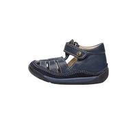 Falcotto Halbgeschlossene Ledersandalen mit Tupfen, Mitternachtsblau- 26