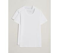 FALKE Herren Daily Comfort 2-Pack Round Neck M S/S TS Baumwolle atmungsaktiv 2 Stück Unterwäsche, Weiß (White 2000), XL (2er Pack)