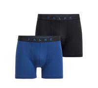 Falke 2-Pack Daily Comfort Boxers - Blue/Black - M Bequeme Boxershorts - 2 Stück Unterwäsche
