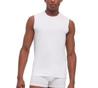 FALKE Herren Unterwäsche Daily Comfort 2-Pack Muscle Shirt M S/L SH Baumwolle atmungsaktiv 2 Stück, Weiß (White 2000), L
