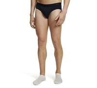 FALKE Herren Slip Daily Comfort 2-Pack M BR Baumwolle atmungsaktiv 2 Stück, Grau (Midnight 6366), S