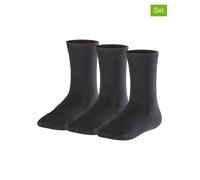 Falke 3er-Set: Socken in Schwarz - Größe 19-22 | Kinder Socken Strumpfhosen