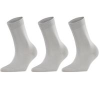 Falke 3P Women Cotton Touch Hellgrau Gr 39/42 Damen