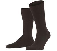 FALKE Herren Socken Airport M So Wolle Baumwolle einfarbig 1 Paar, Braun Brown 5930, 45-46