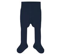 FALKE Unisex Baby Strumpfhose Cosy Rib B TI Baumwolle Kaschmir dick einfarbig 1 Stück, Blau (Midnight 6098), 62-68