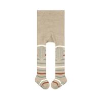 Falke Babystrumpfhose Multi Stripe 13581-4651 Baumwolle rutschhemmende Noppen Sand Melange 80-92