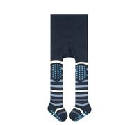 Falke Baby-Strumpfhose Multi Stripe B TI Baumwolle rutschhemmende Noppen Blau 62-68 Space Blue 6116