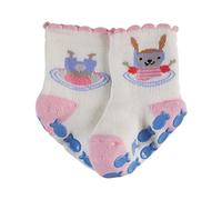FALKE Babys Stoppersocken Diving Bunny Catspads, , 1 Paar, Weiß (Off-White 2040), Größe: 62-68