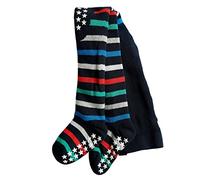 FALKE Babys Strumpfhosen Multi Stripe, 87% Baumwolle, 1 Stück, Blau (Marine 6120), Größe: 62-68