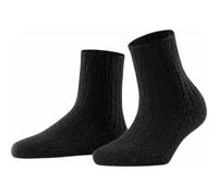 Falke Damen Socken Bedsock Rib 46416-3009 Wolle Kaschmir Schwarz Größe 39-42
