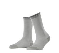 Falke Damen Socken Bold Dot 46067-3290 einfarbig Baumwolle Silber Größe 35-38