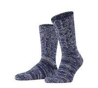 Falke Socken Brooklyn M SO Herren Baumwolle einfarbig Blau (Dusty Blue 6263) 43-46