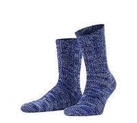 Falke Socken Brooklyn Crew – Tagessocke, Grobstrick-Optik, marineblau, Herren 39-42, 1 Paar