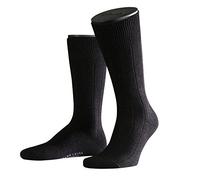 FALKE Herren Socken Lhasa Rib M SO Wolle Kaschmir einfarbig 1 Paar, Schwarz (Black 3000), 39-42