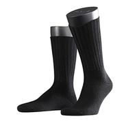 FALKE Herren Socken Nelson M SO Wolle einfarbig 1 Paar, Grau (Anthracite Melange 3080), 39-42