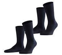 FALKE Casual Herren Socken Nelson 2er Pack, Größe:39-42;Farbe:Dark Navy (6370)