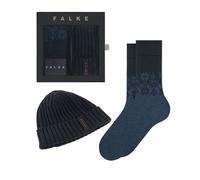 Falke Christmas Gift Set (Mütze und 1 Paar Socke) darknavy Herren, Größe 43-46
