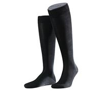 FALKE City Herren Kniestrumpf Tiago 2er Pack, Größe:43/44;Farbe:black