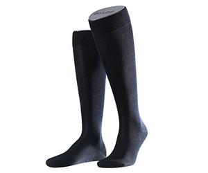 FALKE City Herren Kniestrumpf Tiago 2er Pack, Größe:43/44;Farbe:dark navy