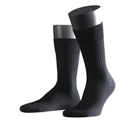 FALKE City Herren Socken Bristol Pure 2er Pack, Größe:43/44;Farbe:black