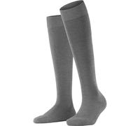 FALKE Damen ClimaWool Kniestrümpfe atmungsaktive klimaregulierende geruchshemmende Wolle Lyocell sehr langlebig verstärkt elegant fein ultra leichtes Gefühl auf der Haut 1 Paar