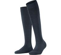Falke Kniestrümpfe ClimaWool (feuchtigkeitsregulierend, Merinowolle) navyblau Damen - 1 Paar, Größe 41-42