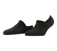 FALKE Damen Füßlinge Cool Kick Invisible W In weich atmungsaktiv schnelltrocknend unsichtbar einfarbig 1 Paar, Schwarz Black 3000, 35-36