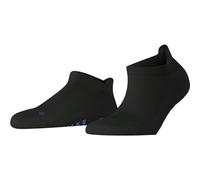 FALKE Damen Sneakersocken Cool Kick Sneaker W Sn weich atmungsaktiv schnelltrocknend kurz einfarbig 1 Paar, Schwarz Black 3000, 35-36