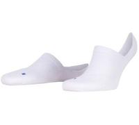 FALKE Unisex Füßlinge Cool Kick Invisible U In weich atmungsaktiv schnelltrocknend unsichtbar einfarbig 1 Paar, Weiß White 2000, 42-43