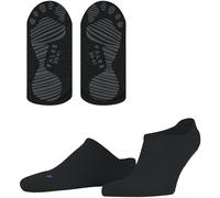 FALKE Unisex Stoppersocken Cool Kick U Hp weich atmungsaktiv schnelltrocknend rutschhemmende Noppen 1 Paar, Schwarz Black 3000, 35/36 EU